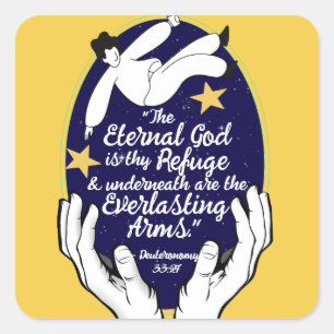 Pegatina Cuadrada La promesa de Dios para cada una de tus necesidade