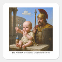La sección cesárea del Coliseo Romano