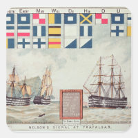La señal de Nelson en Trafalgar