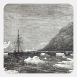 Pegatina Cuadrada La travesía del Pandora