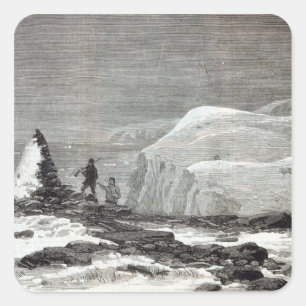 Pegatina Cuadrada La travesía del Pandora