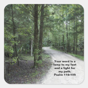 Pegatina Cuadrada La trayectoria