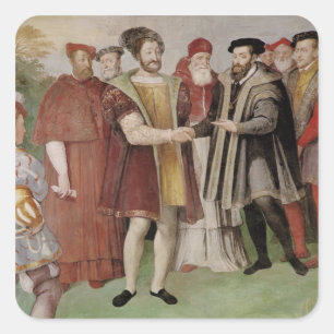 Pegatina Cuadrada La tregua de Niza