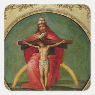 Pegatina Cuadrada La Trinidad