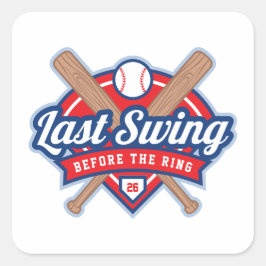 Pegatina Cuadrada La última reyerta antes del partido del bachiller