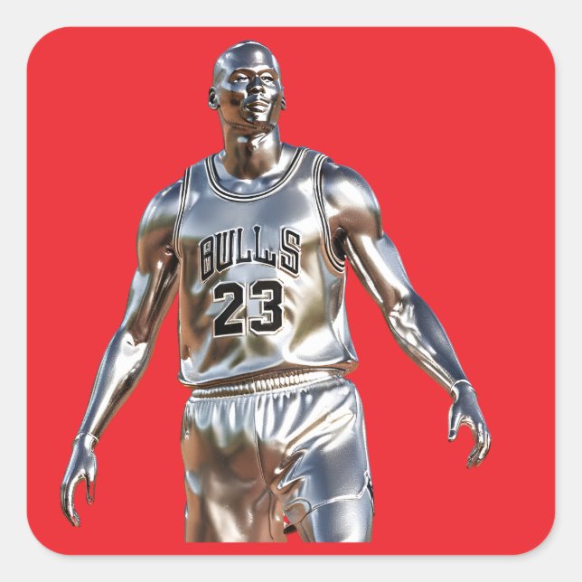 Pegatina Cuadrada La verdadera cabra (Anverso)