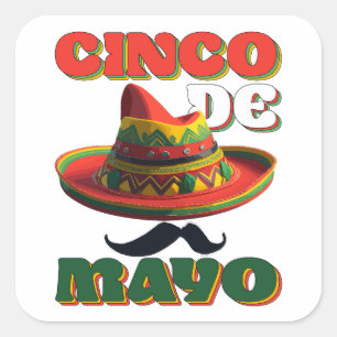 PEGATINA CUADRADA LA VICTORIA DE MÉXICO.