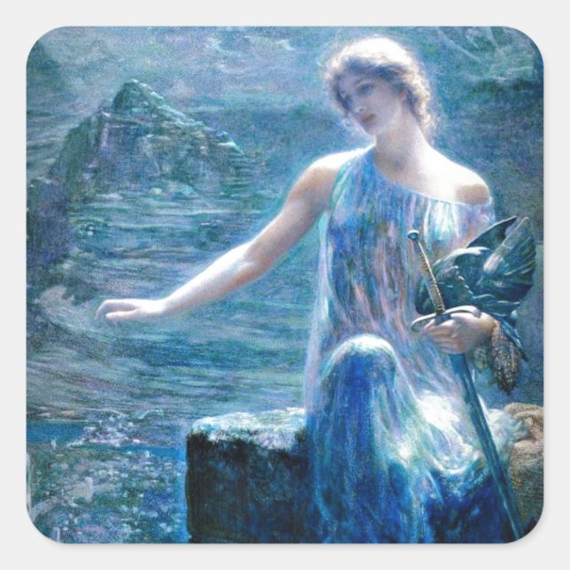 Pegatina Cuadrada La vigilia de Valkyrie