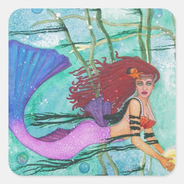 Pegatina Cuadrada La Zona Marítima (Anverso)