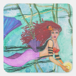 Pegatina Cuadrada La Zona Marítima