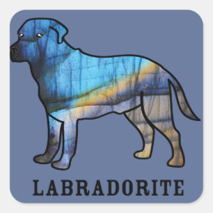 Pegatina Cuadrada Labradorita