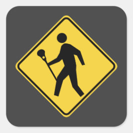 Pegatina Cuadrada Lacrosado