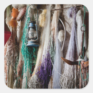 Pegatina Cuadrada Lado del mar