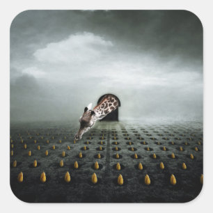 Pegatina Cuadrada ladrón 2 del tulipán 2013