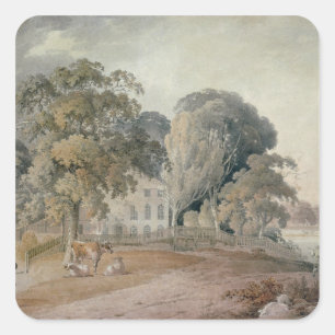 Pegatina Cuadrada Lake House, Epping