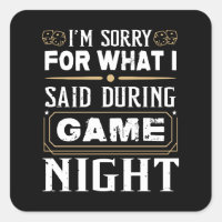 Lamento Lo Que Dije Durante La Noche Del Juego