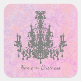 Pegatina Cuadrada Lámpara de Coco - COLOR DE CAMBIO / FORMA / TAMAÑO