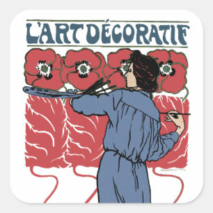 Pegatina Cuadrada L'Art Decoratif