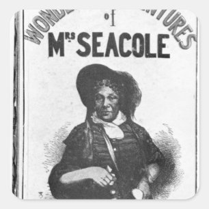 Pegatina Cuadrada Las aventuras maravillosas de señora Seacole'