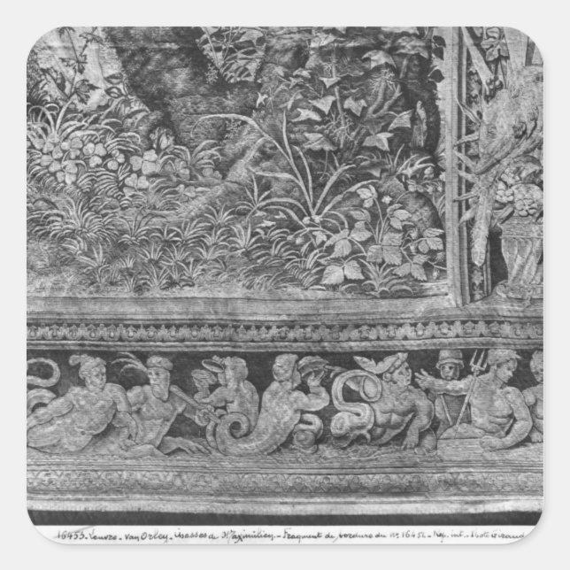 Pegatina Cuadrada Las cacerías de Maximilian, Gemini (Anverso)