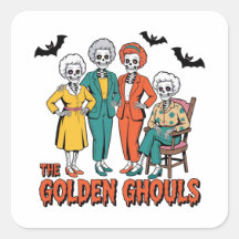 Las Calcomanías de Halloween de The Golden Ghouls