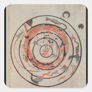 Pegatina Cuadrada Las constelaciones de 'Les Phenomenes