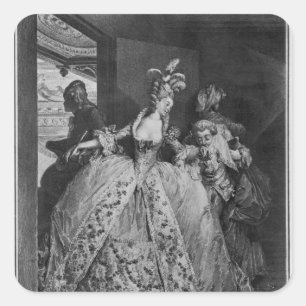 Pegatina Cuadrada Las despedidas