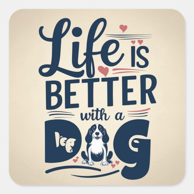 Pegatina Cuadrada Las garras hacen vida (Anverso)