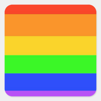 Pegatina Cuadrada ¡Las lluvias por todas partes!