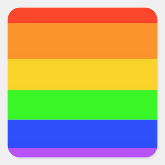 Pegatina Cuadrada ¡Las lluvias por todas partes! (Anverso)