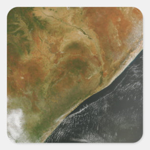 Pegatina Cuadrada Las naciones africanas del este