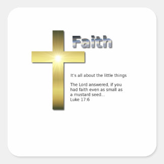 Pegatina Cuadrada Las pequeñas cosas