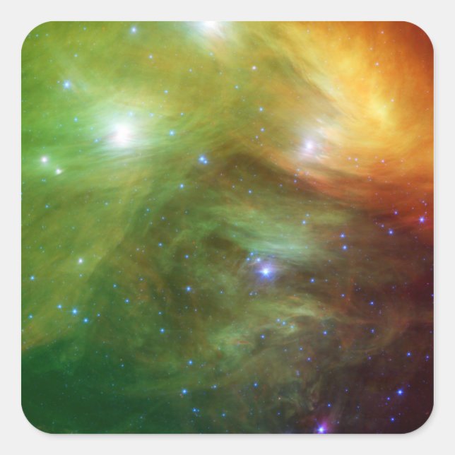 Pegatina Cuadrada Las Siete Hermanas, también conocidas como las Plé (Anverso)