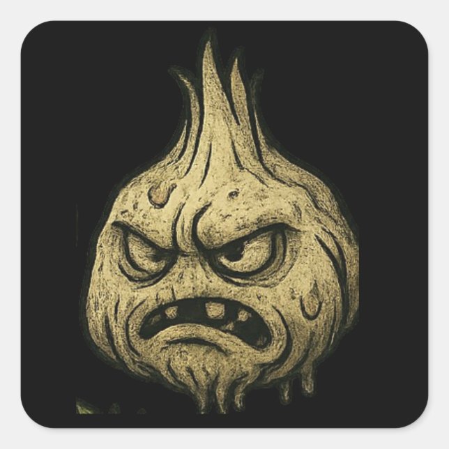 Pegatina Cuadrada Lasanghetti's Lil Stank (Anverso)