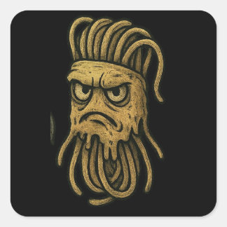 Pegatina Cuadrada Lasanghetti's Noodie