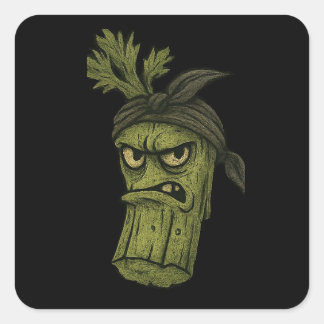 Pegatina Cuadrada Lasanghetti's Stalky D