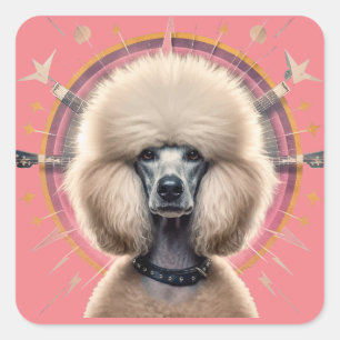 Pegatina Cuadrada Latte Mug