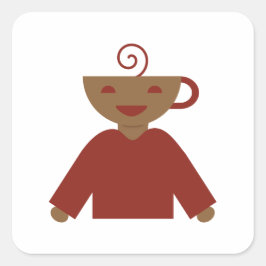 Pegatina Cuadrada Latty Sticker