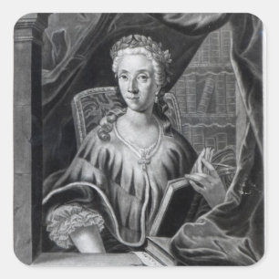 Pegatina Cuadrada Laura Maria Caterina Bassi