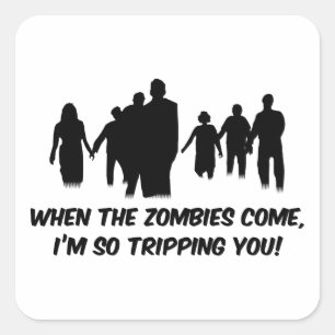 Pegatina Cuadrada Le estoy disparando tan