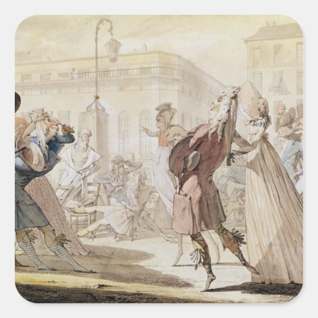 Pegatina Cuadrada Le Petit Coblentz (Anverso)