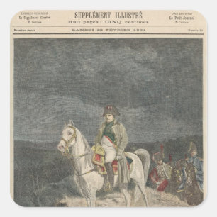 Pegatina Cuadrada Le Petit Journal