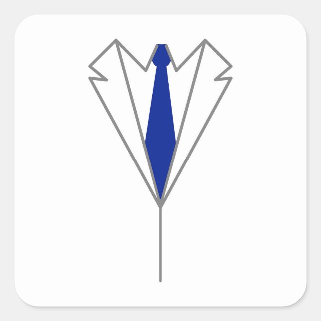 Pegatina Cuadrada Legitimate Business Penguins sticker (Anverso)