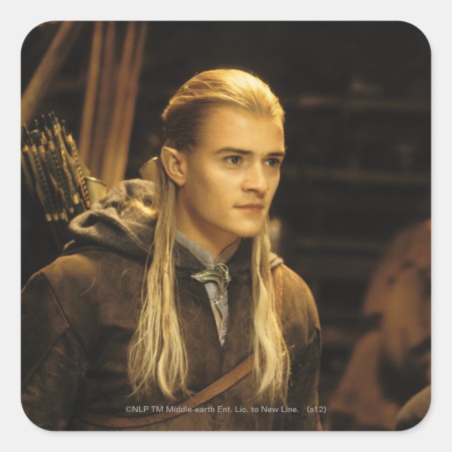 PEGATINA CUADRADA LEGOLAS GREENLEAF™ (Anverso)