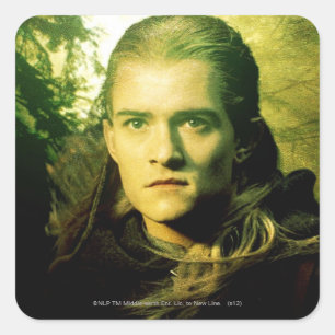 Pegatina Cuadrada LEGOLAS GREENLEAF™ Front Portrait