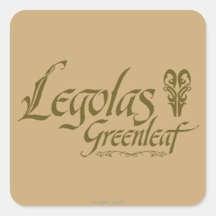 Pegatina Cuadrada LEGOLAS GREENLEAF™ Nombre