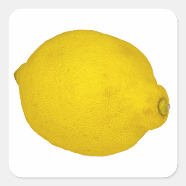 Pegatina Cuadrada Lemon (Anverso)