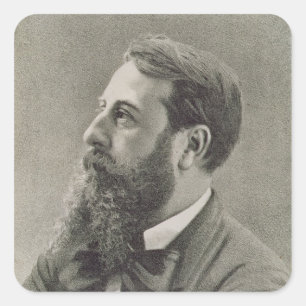 Pegatina Cuadrada Leo Delibes