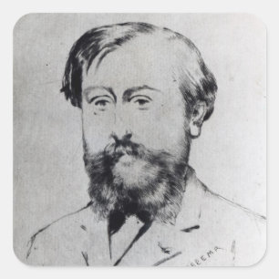 Pegatina Cuadrada Leo Delibes