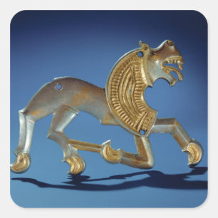 Pegatina Cuadrada León, siglos VI a XVII a. C.